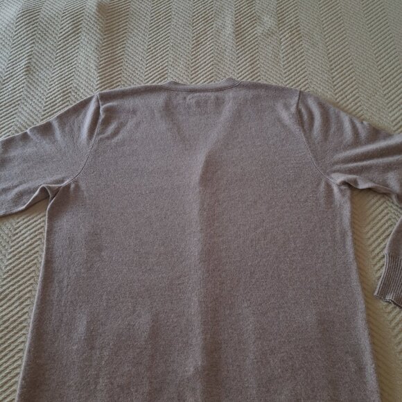 Ralph Lauren RRL Men Cashmere Cardigan Beige V Neck Button Down Sweater Size XXL - Picture 4 of 12